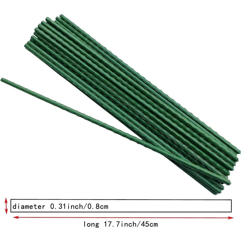 Garden Plant Support Stakes 45cm Durable Plastic