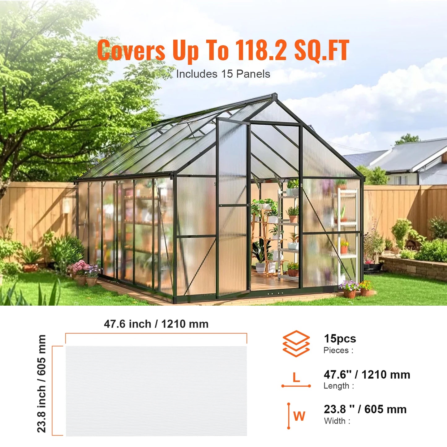 Polycarbonate Greenhouse Panels Roof Panels Sheet