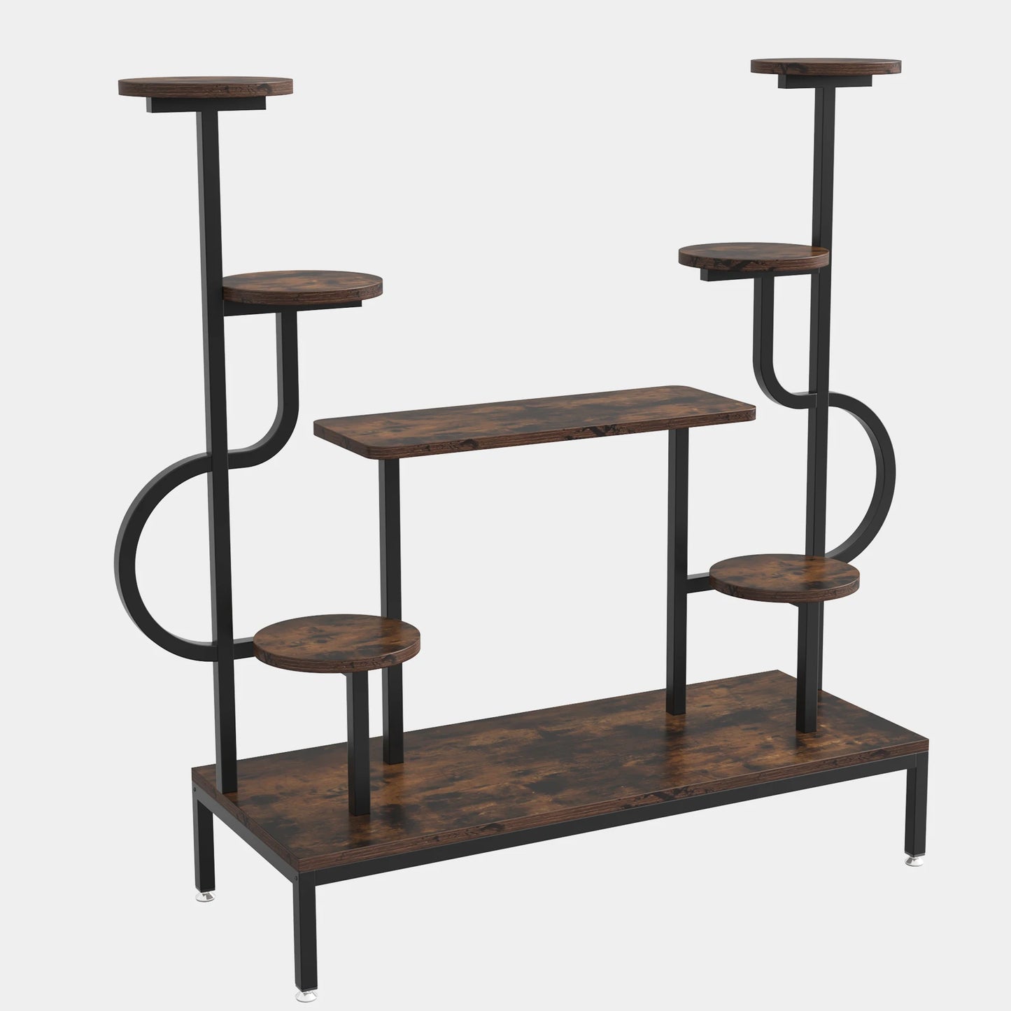 8-Tier Metal Plant Stand, for Multiple Plant