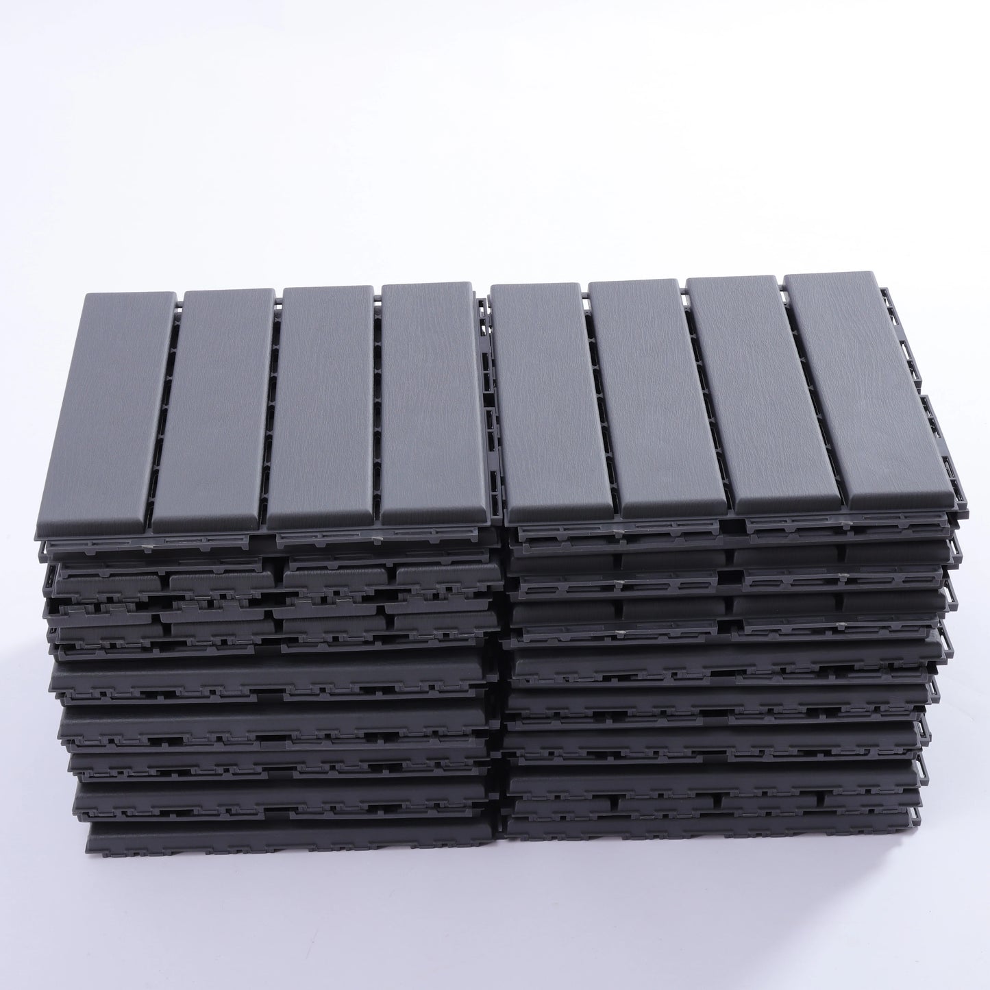 30 Pack Interlocking Deck Tiles Garden Floor Boards