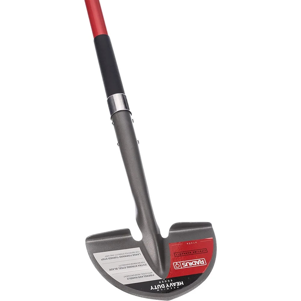 Long Handle Edger Durable Fiberglass Shaft Lightweight Garden Tool