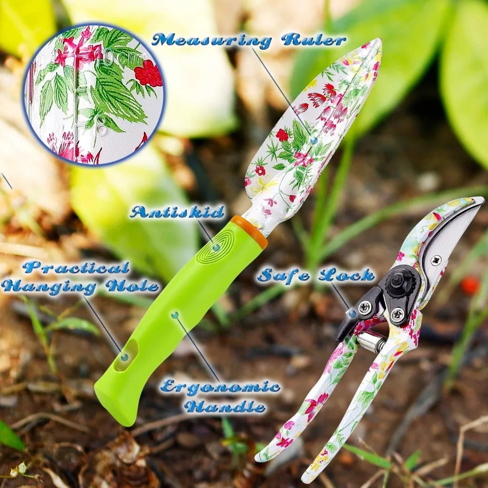 Garden Tool Set, Cute Gardening Gifts Women, Birthday