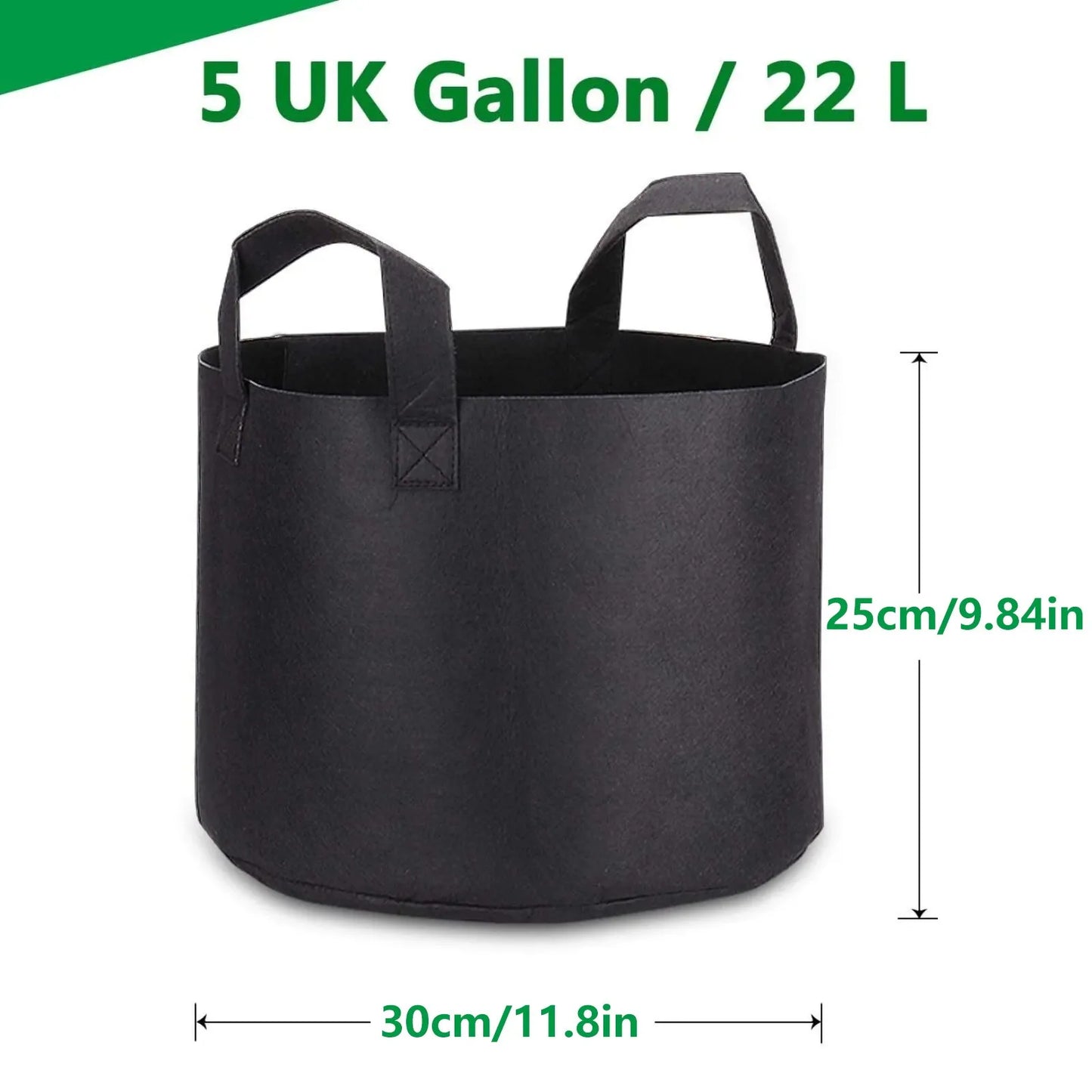 5 Gallon Grow Bags With Handles