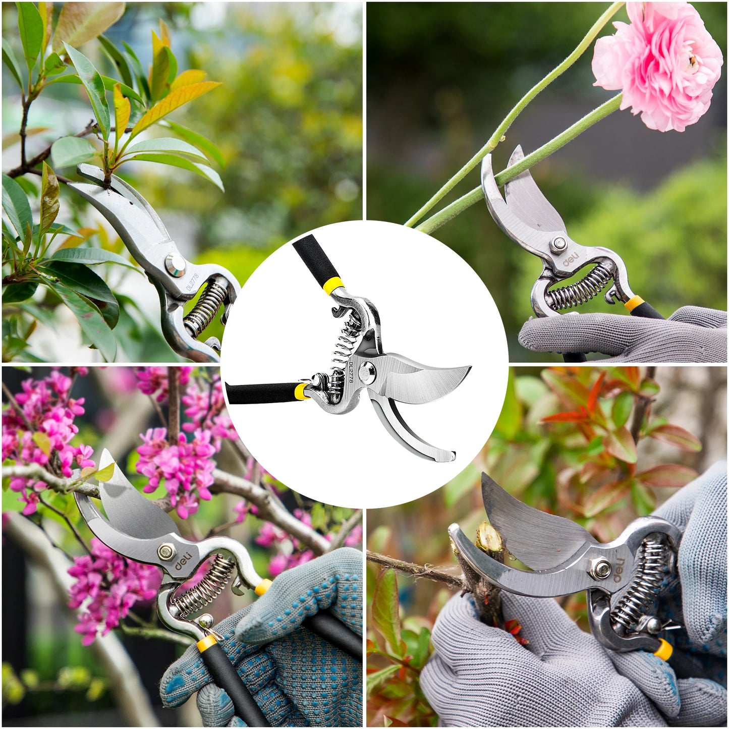 8in Heavy-Duty Pruning Shears, Gardening