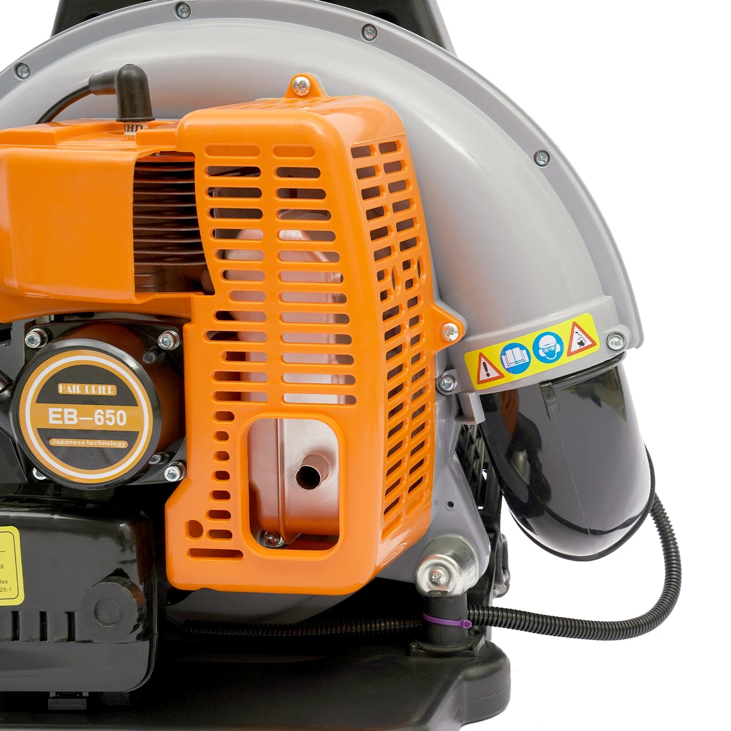 Gasoline-Powered Backpack Leaf Blower, 65CC Engine