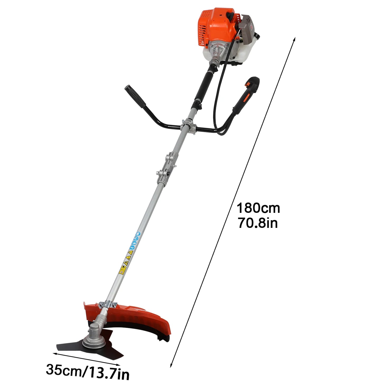 Gas String Trimmer, 52cc Weed Wacker Gas Powered