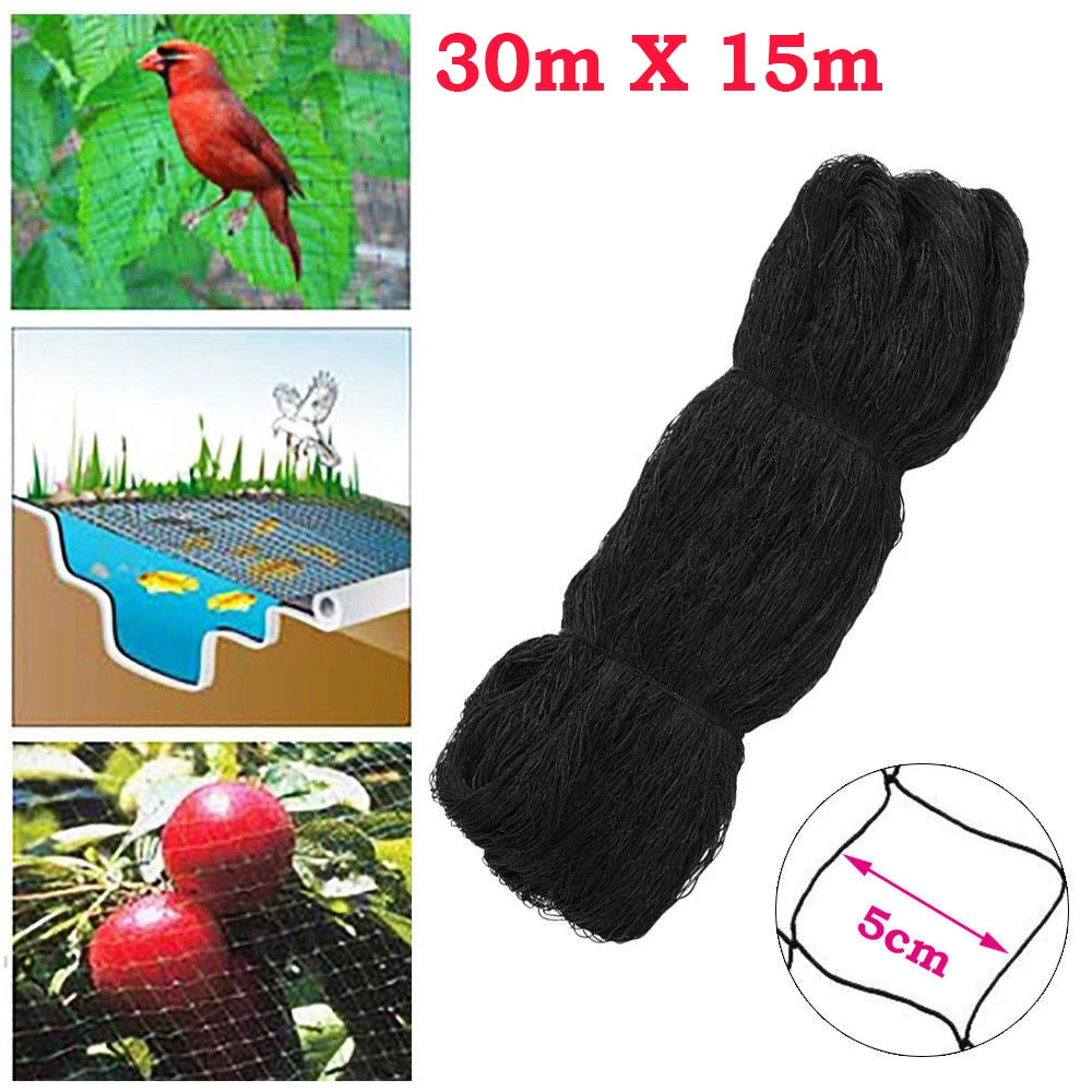 100" x 50" Anti Bird Netting Mesh Nylon For Fruit Crop