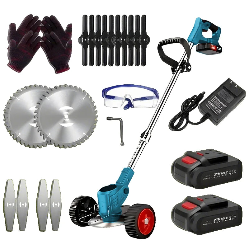 Electric Weed Wacker Battery Powered Grass Trimmer 3 in 1 W
