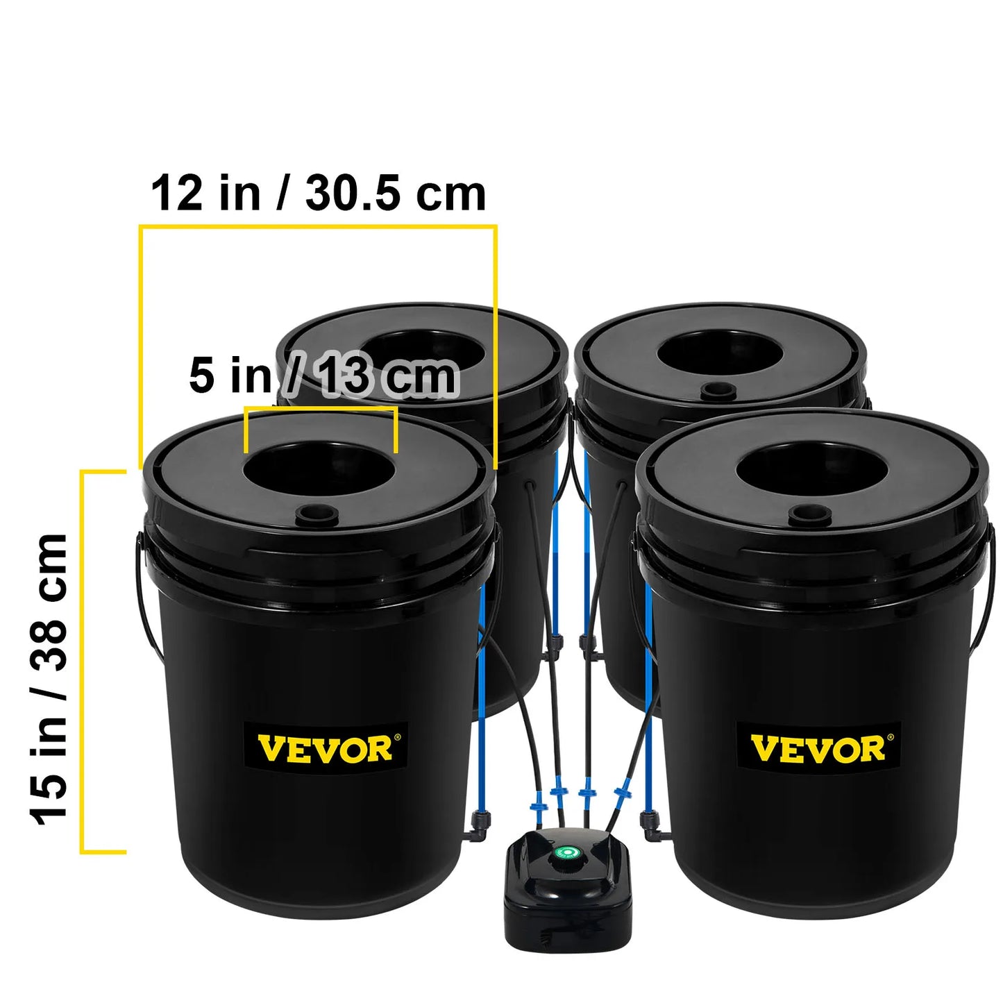 Hydroponics Deep Water Culture DWC 5 Gallon Parts & Accessories