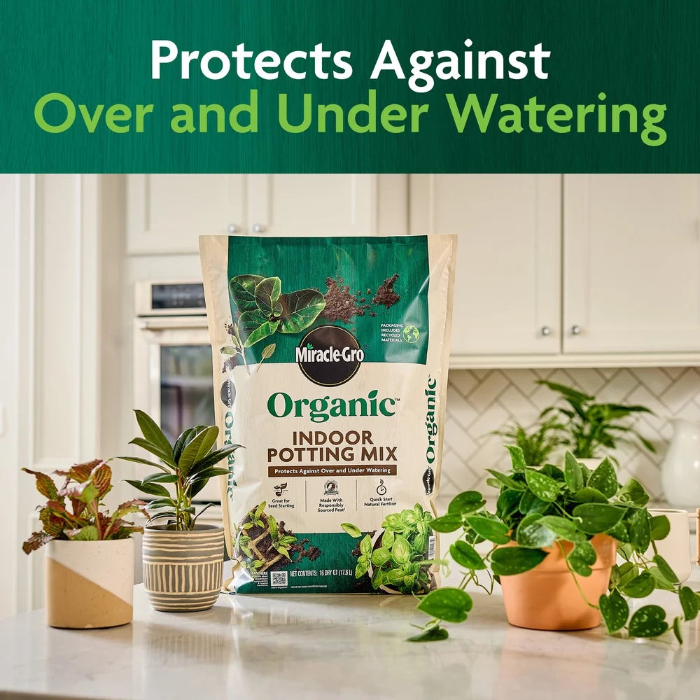 Organic Potting Mix Indoor Plants Soil 8qt