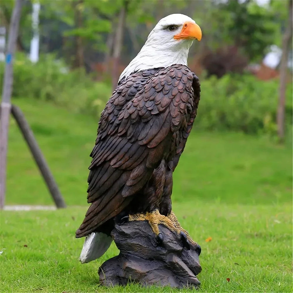 Garden and Yard Statue-Flight of Freedom American Bald Eagle