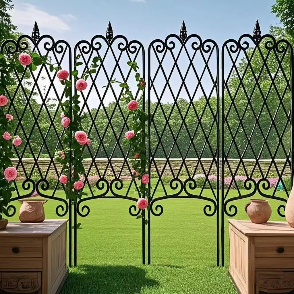 Garden Trellis for Climbing Plants Outdoor Metal