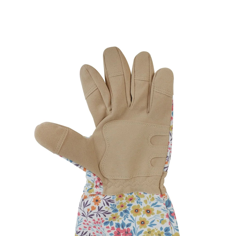 Floral Pattern Garden Gloves Waterproof Durable Breathable