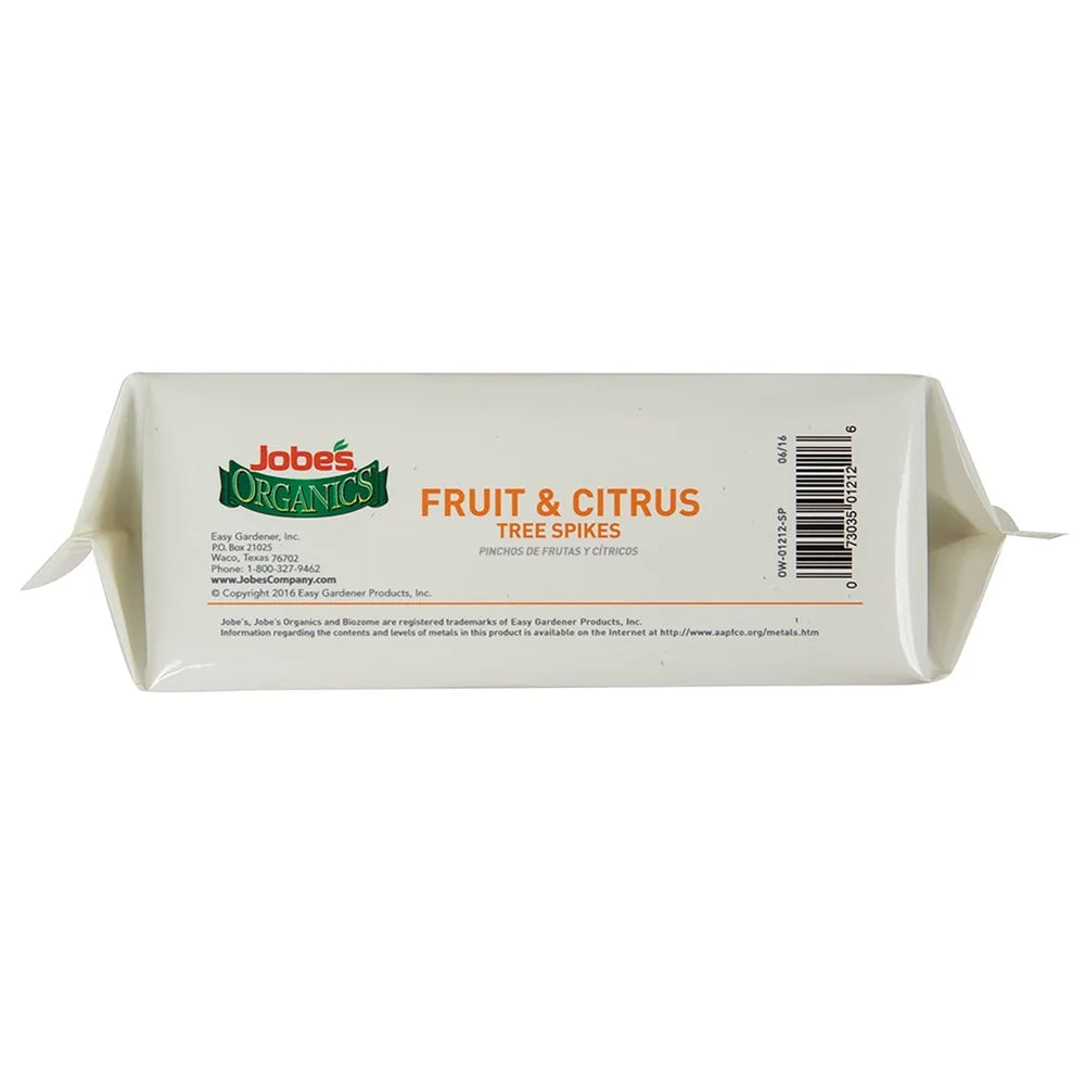 Slow Release Organic Fruit Citrus Plant Fertilizer 8 Spikes