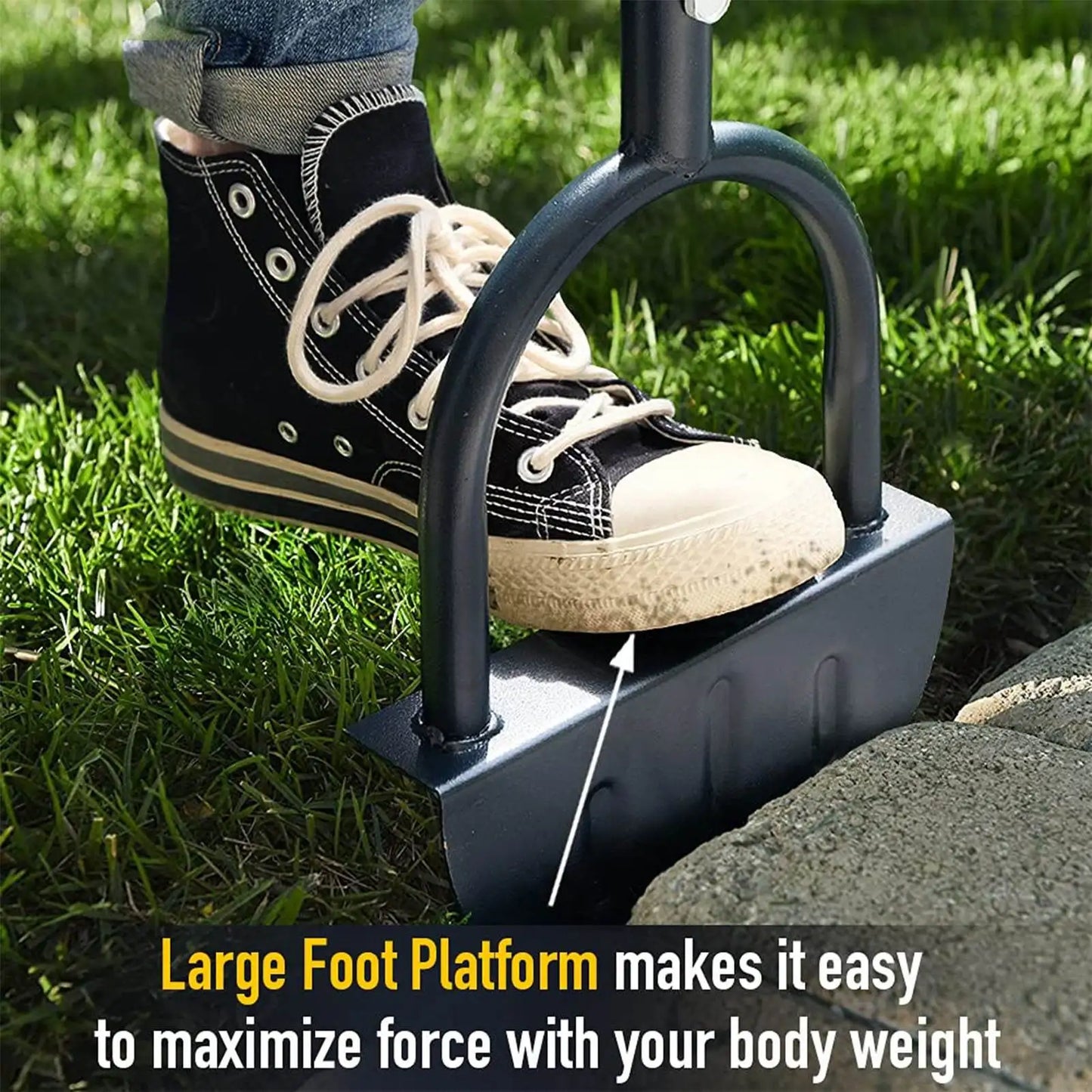 Trimming Shovel for Garden Manual Half Moon Edger
