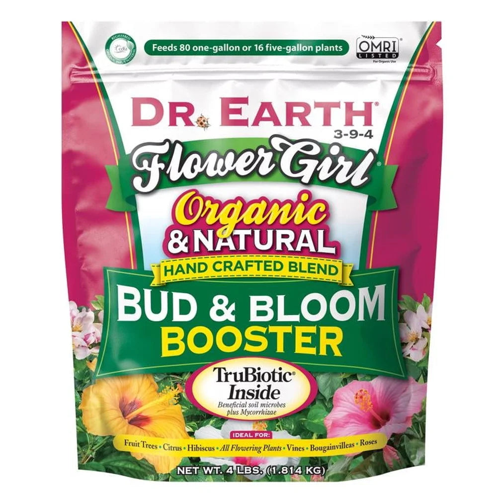 Plant Food 3-9-4 Fertilizer Flowering Plants Roses Hibiscus 4 lb