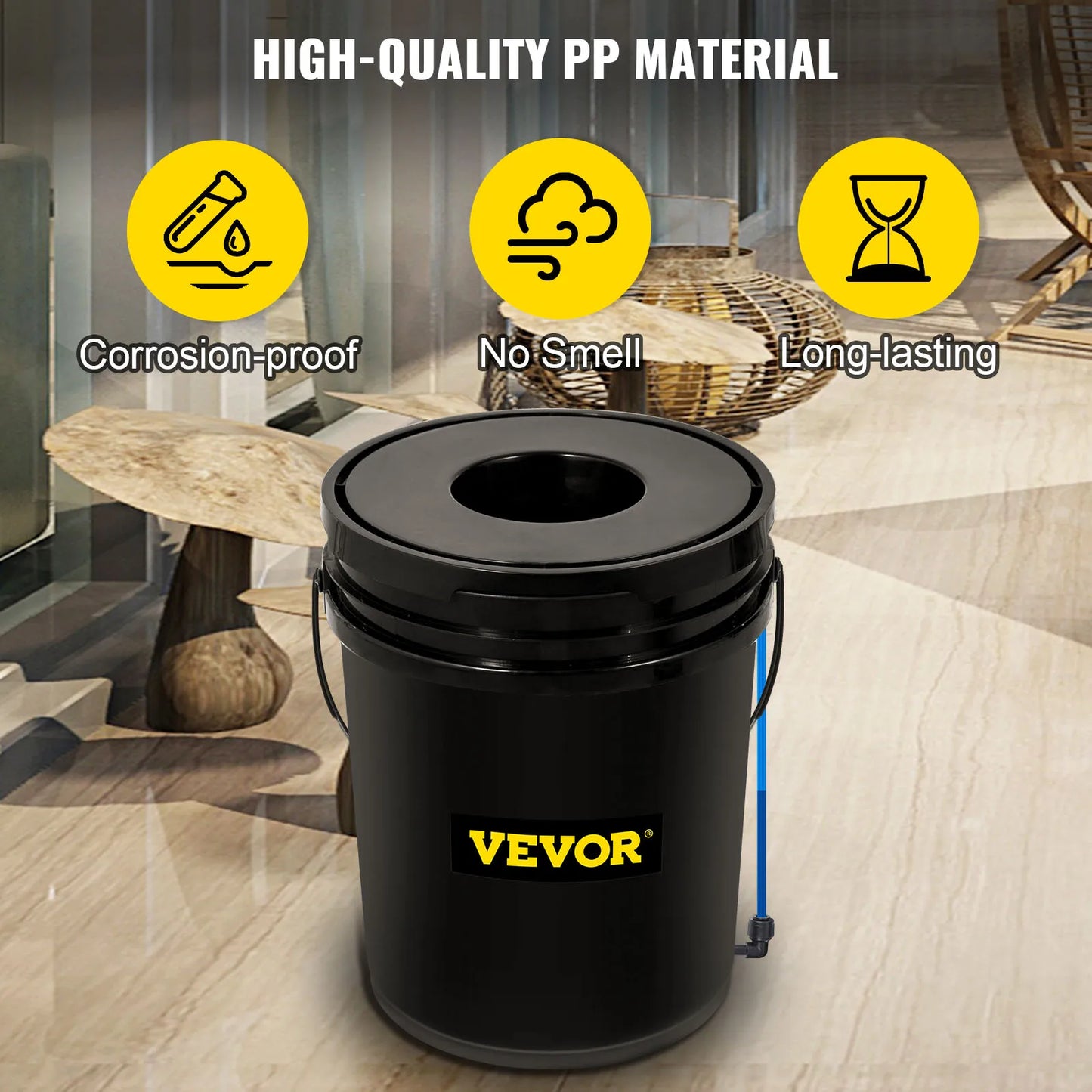 Hydroponics Deep Water Culture DWC 5 Gallon Parts & Accessories
