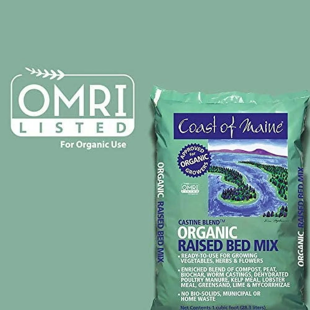 Organic Raised Bed Soil Gardening 1 Cu Ft