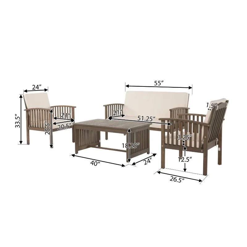 Outdoor Table Garden Furniture Sets Patio Furniture