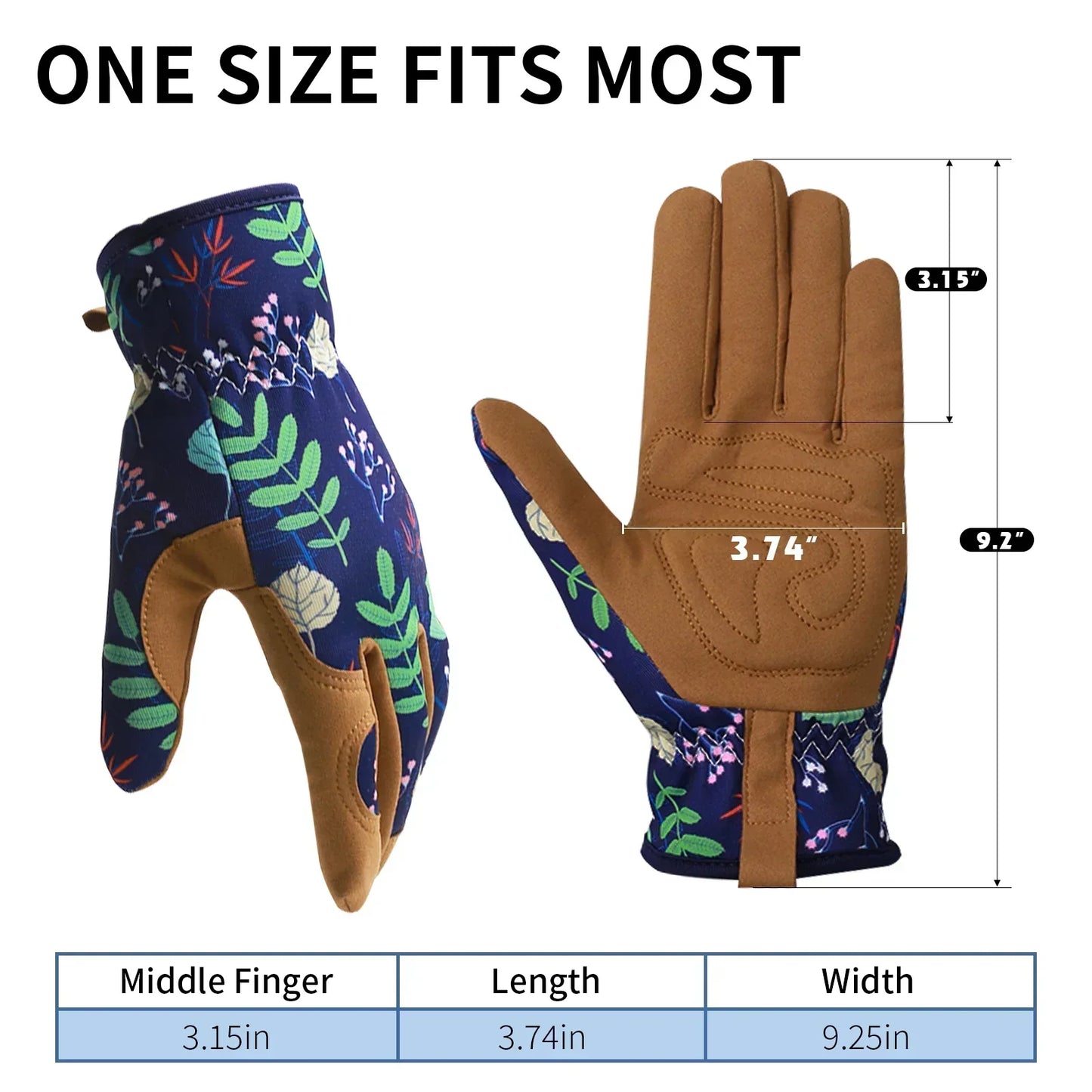 Garden Gloves for Weeding Working Digging Planting