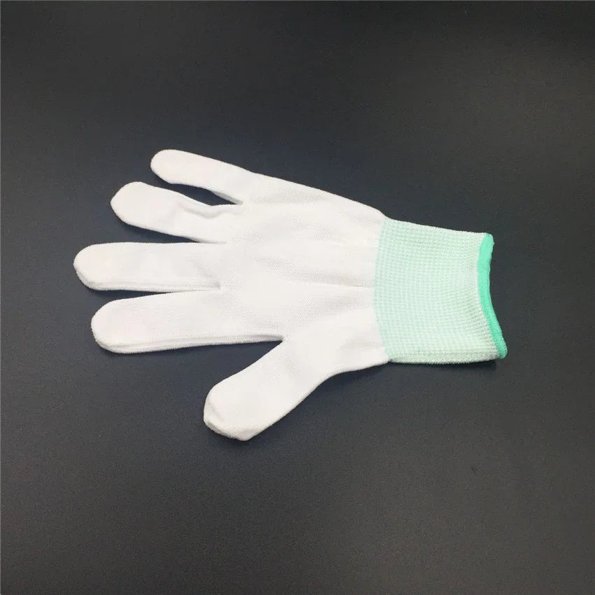 5Pairs Garden Gloves White Cotton Gardening Work