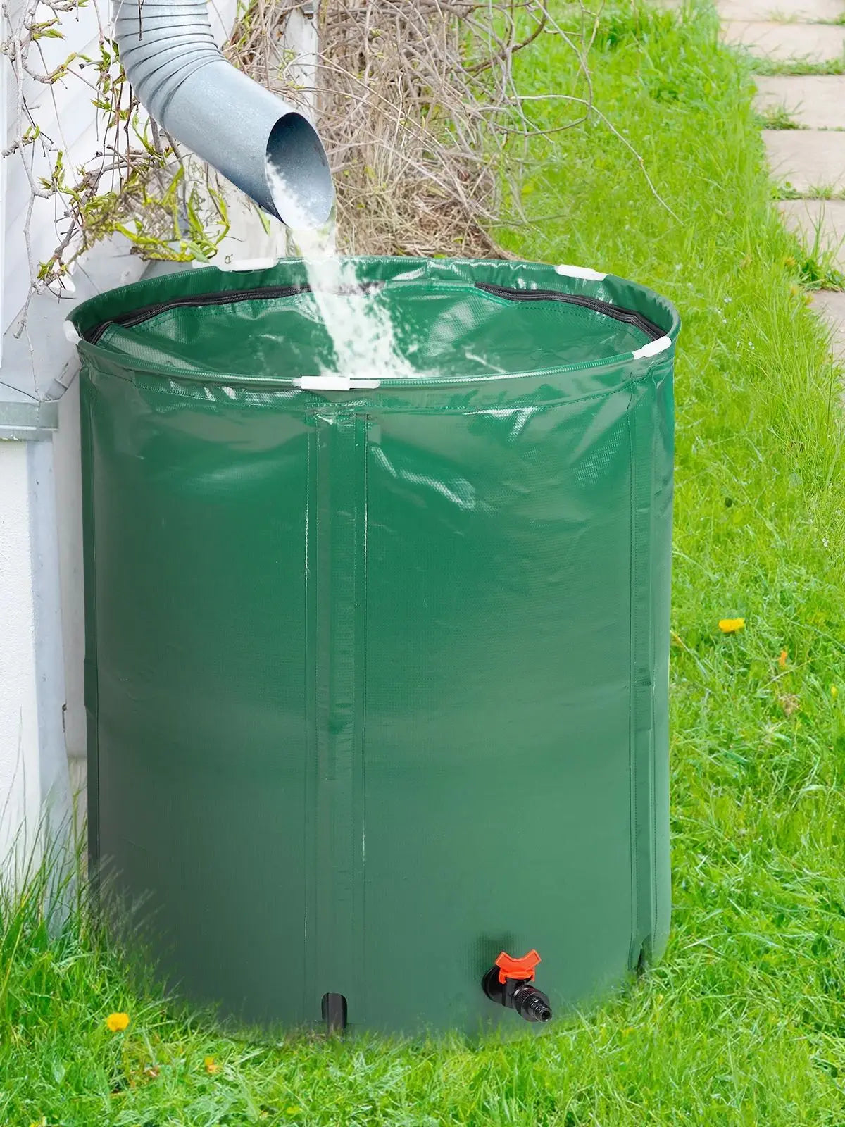 50 Gallon Folding Rain Barrel Water Collector
