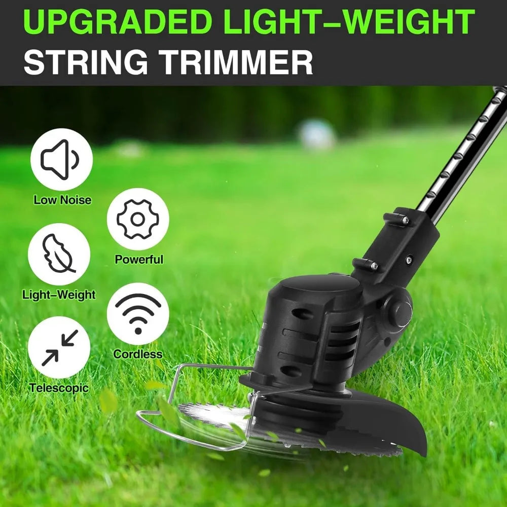 Electric Weed Wacker, 24V 1500MAh Battery Operated