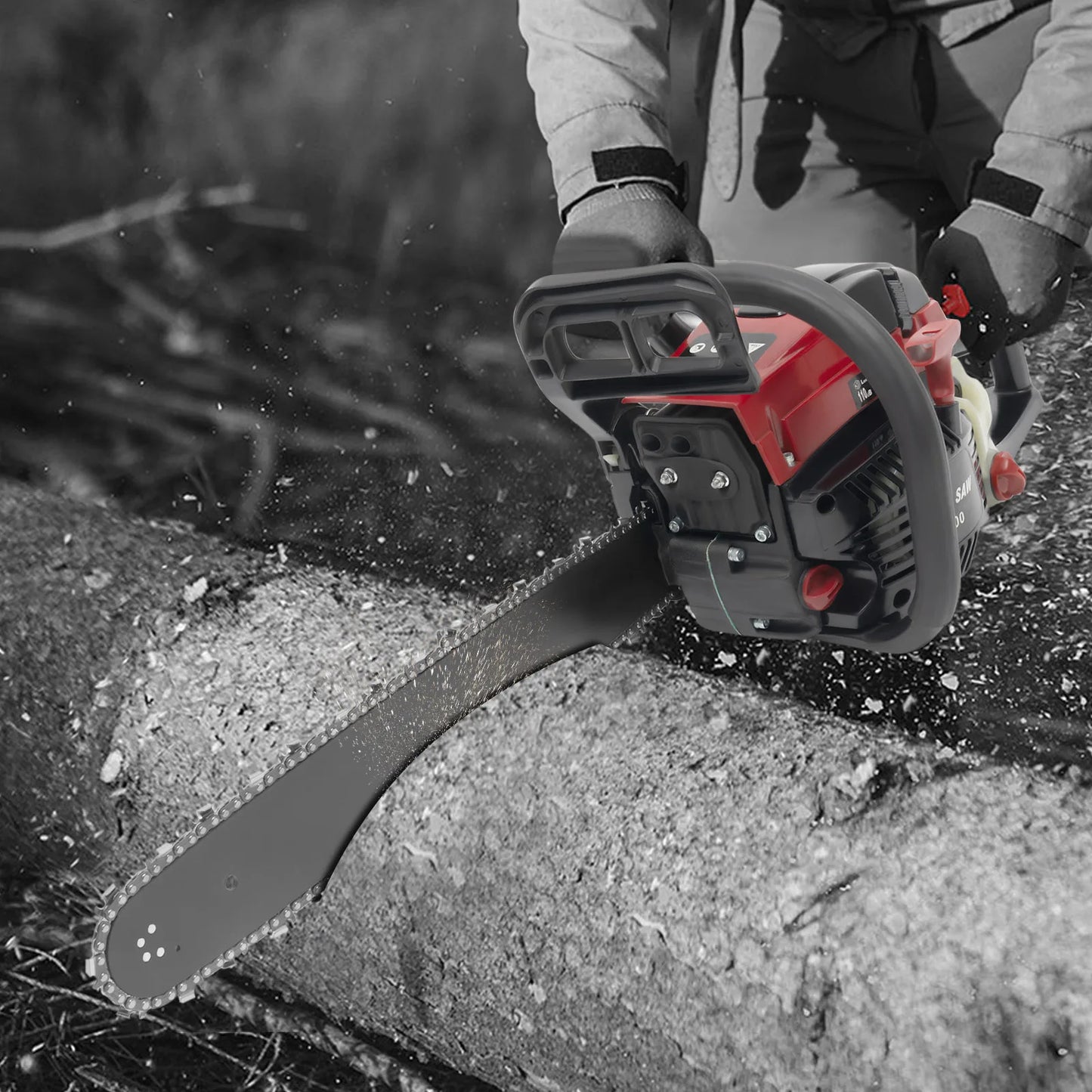 20'' 58cc Gas Chainsaw Gasoline Powered Chain Saw 2 Cycle Engine