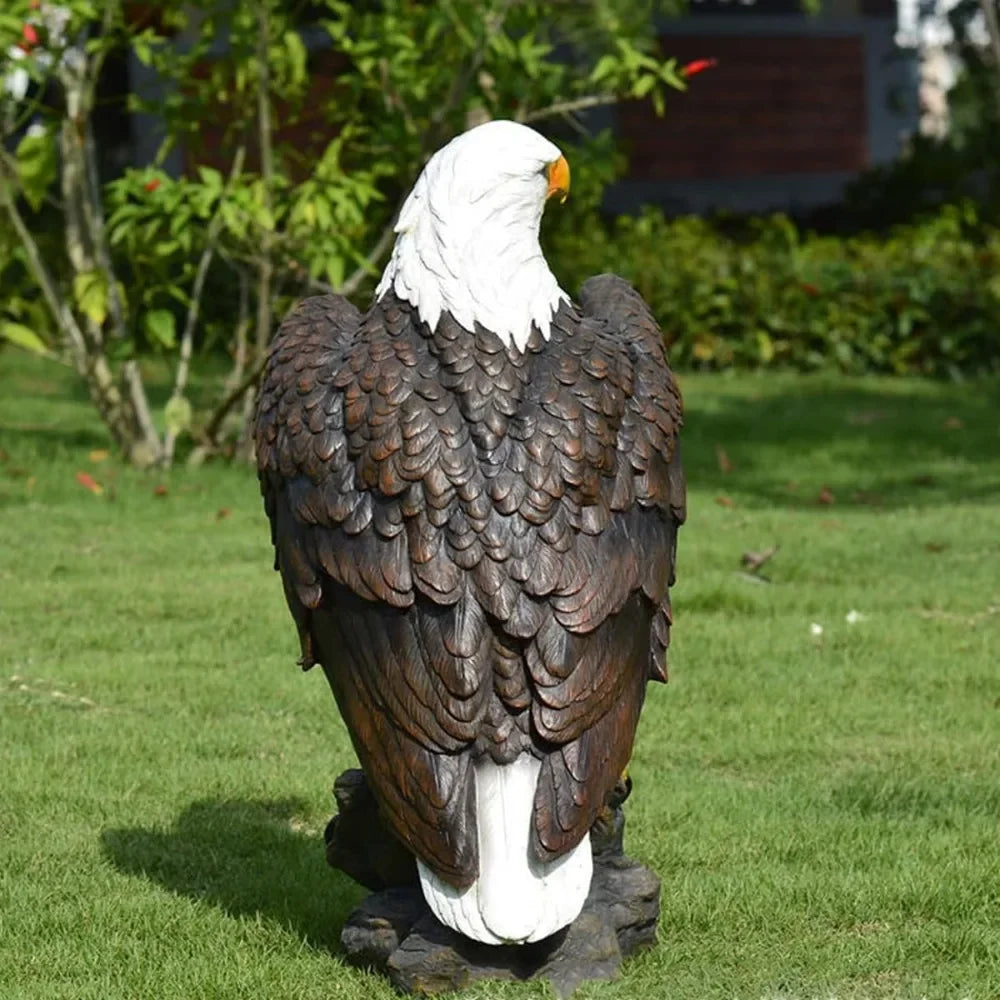 Garden and Yard Statue-Flight of Freedom American Bald Eagle
