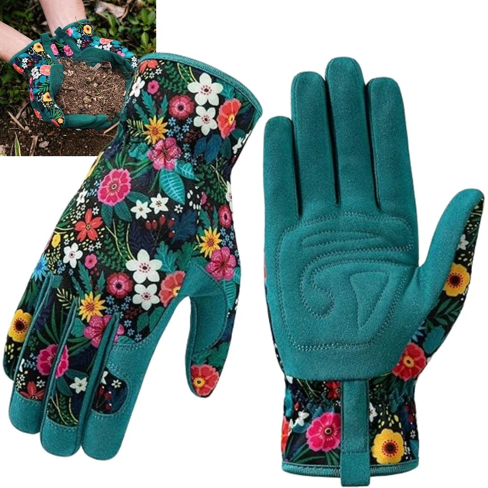 Garden Gloves for Weeding Working Digging Planting