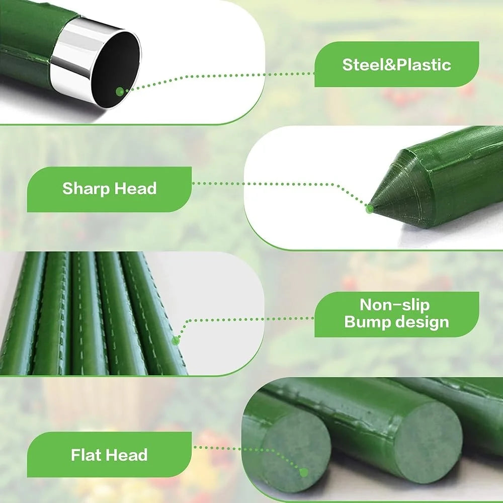Heavy Duty Garden Stakes 48 Inch 25 Pack