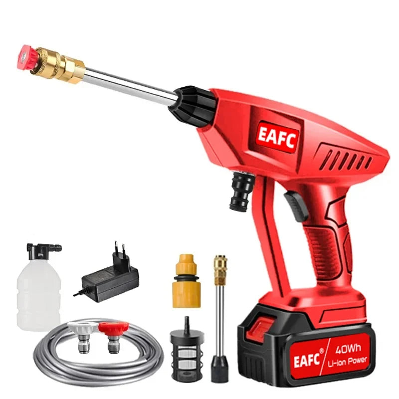 60Bar 21V Cordless High Pressure Car Wash Washer