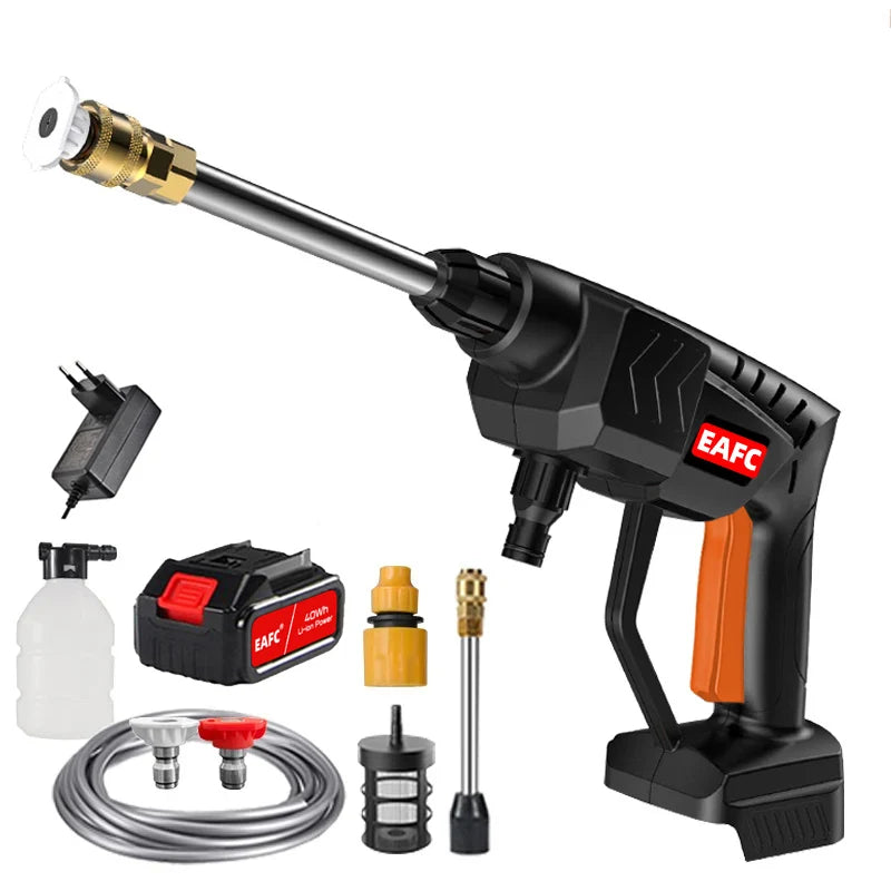 60Bar 21V Cordless High Pressure Car Wash Washer