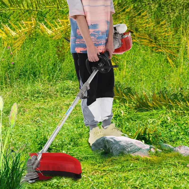 5-in-1 Multi Yard Care Tools, Weed Wacker Gas Powered,52cc