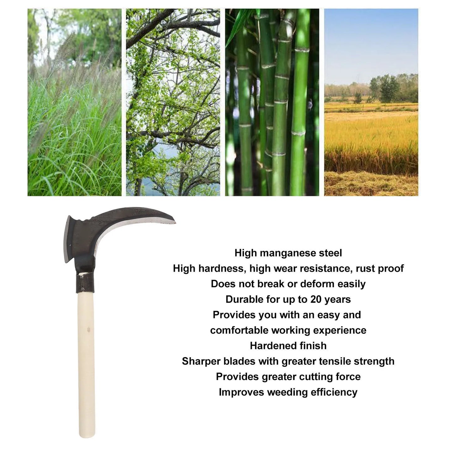 Double Scythe High Manganese Steel Double Scythe