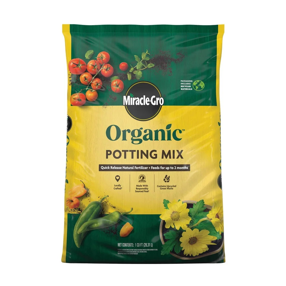 Organic Potting Mix Container Plants Gardening Soil 1 cu Ft