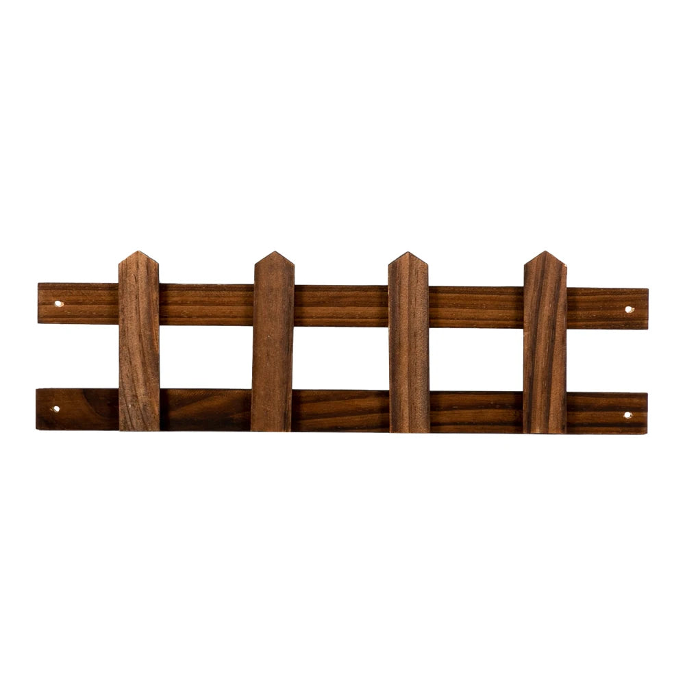 6-Story 11-Seat Multifunctional Carbonized Wood Plant Stand