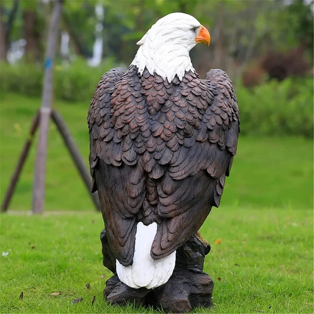 Garden and Yard Statue-Flight of Freedom American Bald Eagle