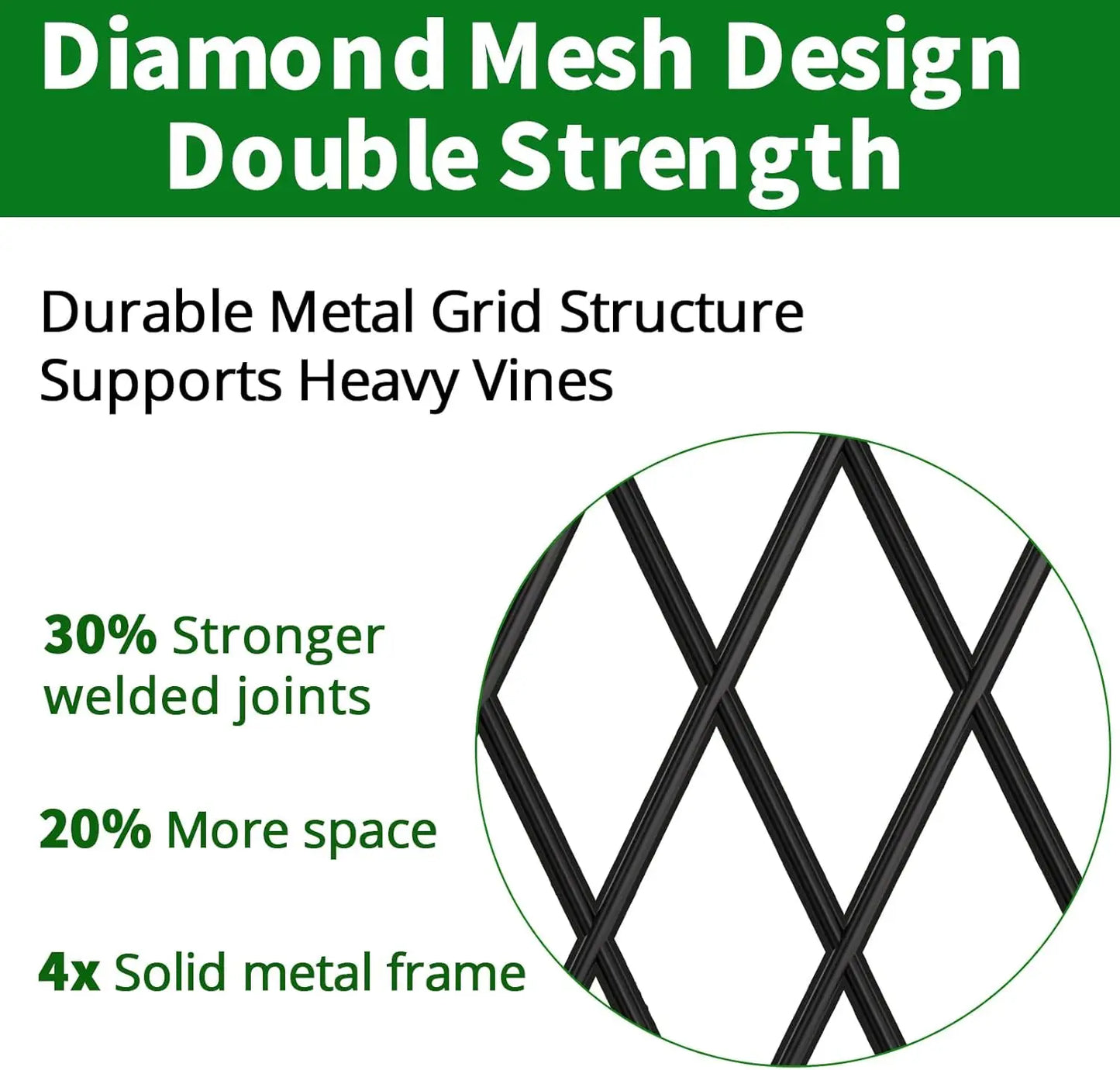 Garden Trellis for Climbing Plants Outdoor Metal