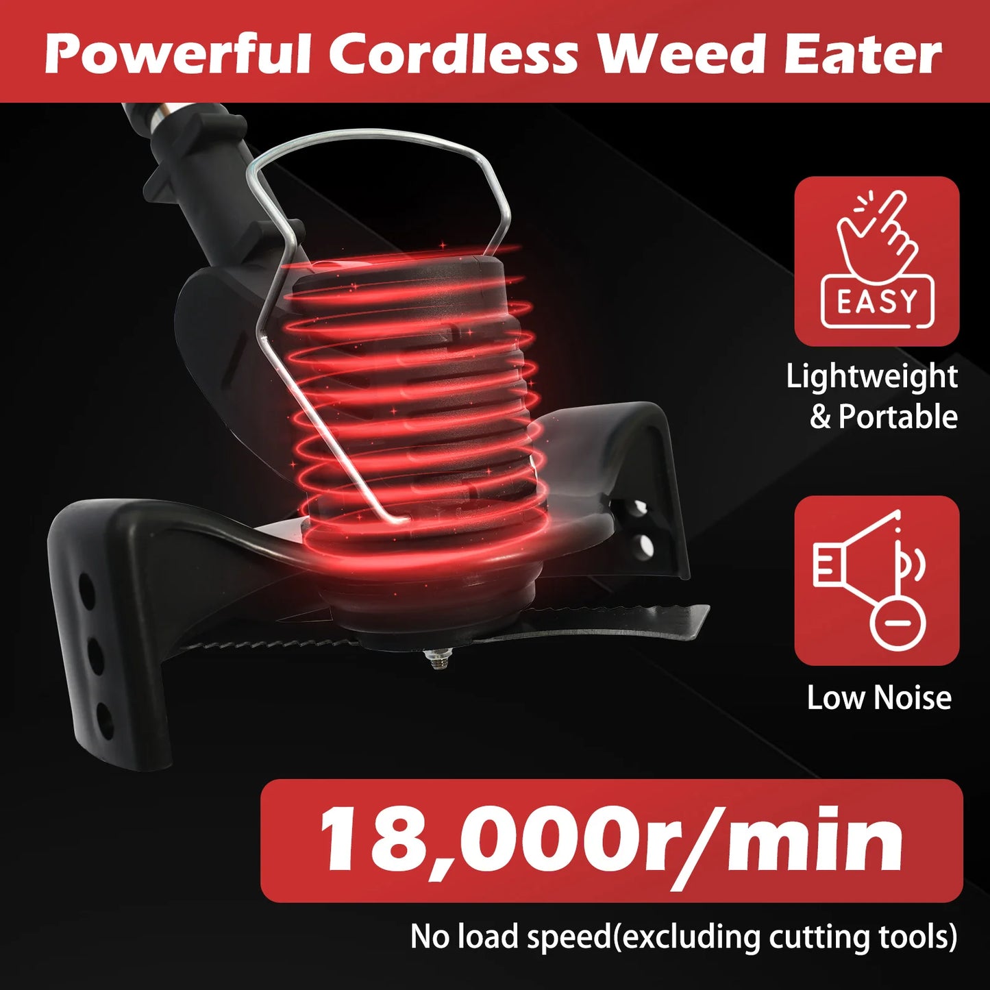 Electric Weed Wacker String Grass Trimmer Cordless