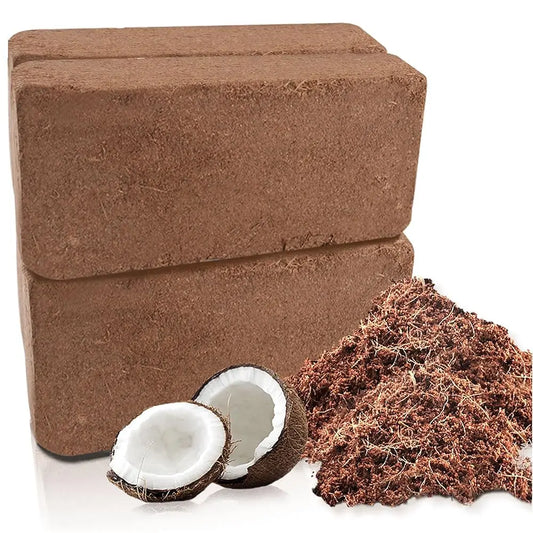 Coco Coir Brick for Plants- 4 Pack Premium