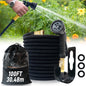 100ft Expandable Garden Hose With Nozzle Outdoor Watering