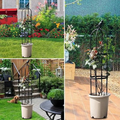 6ft Garden Obelisk Trellis for Climbing Plants
