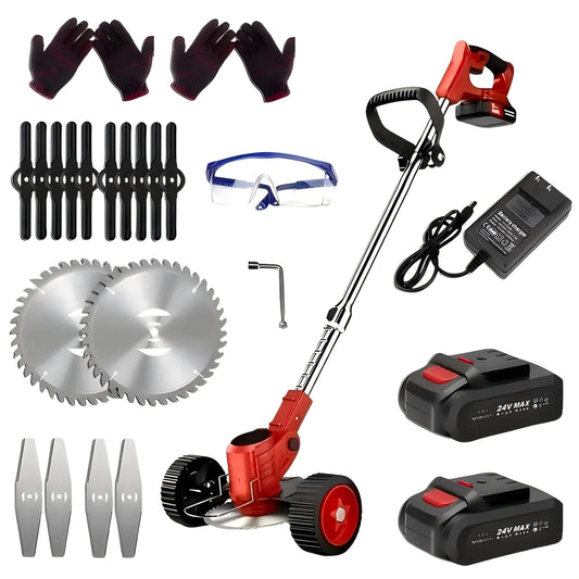 Electric Weed Wacker Battery Powered Grass Trimmer 3 in 1 W