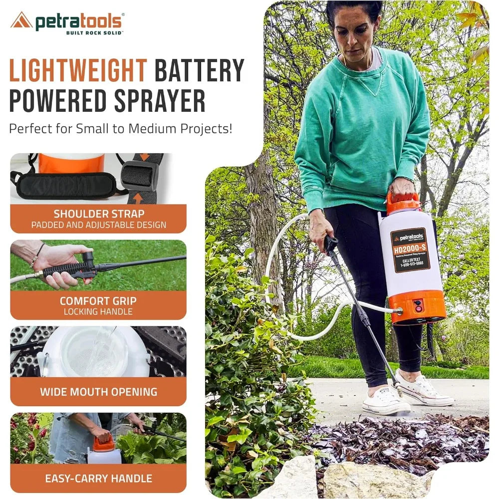 Tools Battery Powered Sprayer 2 Gallon Heavy Duty
