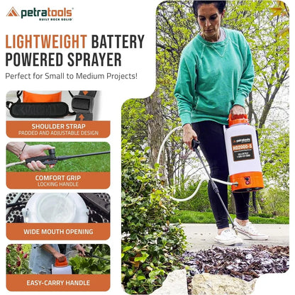 Tools Battery Powered Sprayer 2 Gallon Heavy Duty