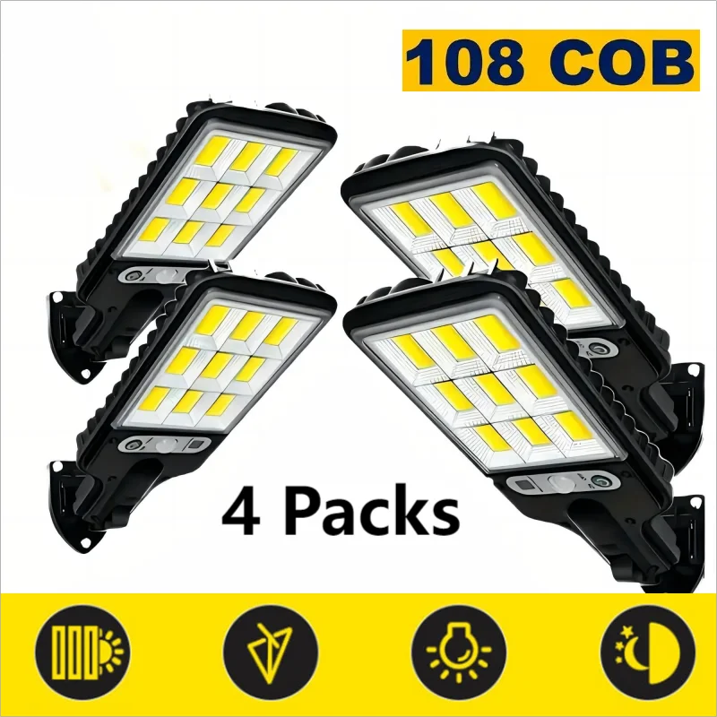 4 pc Solar Outdoor LED  for Garden Terrace