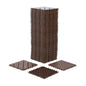 Twill Interlocking Patio Deck Tiles 44 Pack 12x12 Inch,
