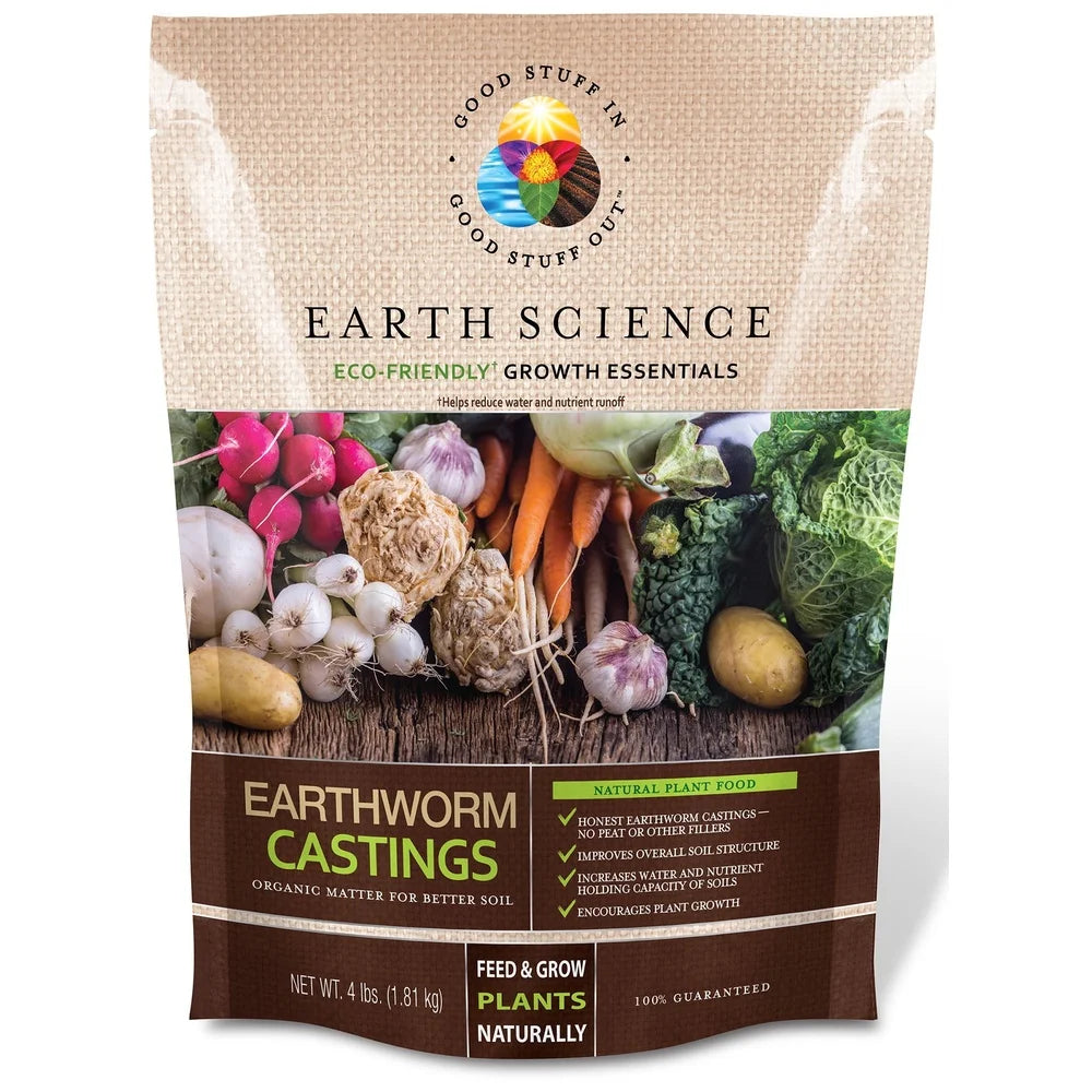 Organic Worm Castings 2 Pack 4lb Soil Conditioner