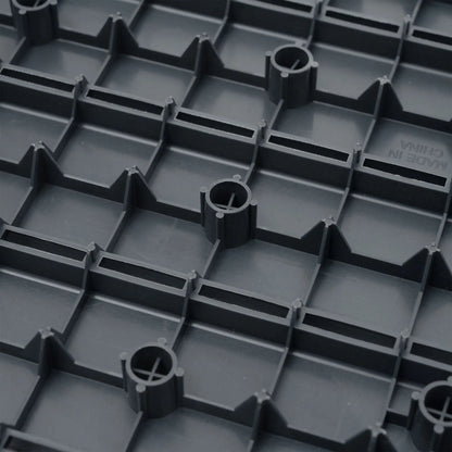 Twill Interlocking Patio Deck Tiles 44 Pack 12x12 Inch,